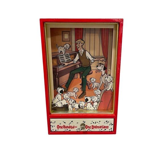 Disney 101 Dalmatians Music Box Roger Dancing Animated “Cruella De Vil 80s Rare - Picture 4 of 12